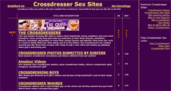 Desktop Screenshot of crossdresser-sites.com